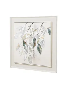 Hill Interiors Dolce Mottle Leaf Framed Painting On Canvas 23794 2