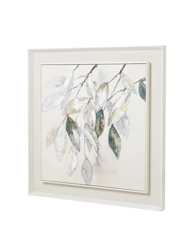 Hill Interiors Dolce Mottle Leaf Framed Painting On Canvas 23794