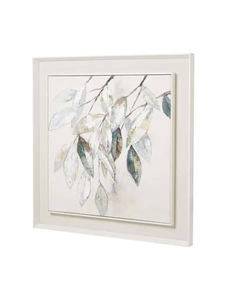 Hill Interiors Dolce Mottle Leaf Framed Painting On Canvas 23794