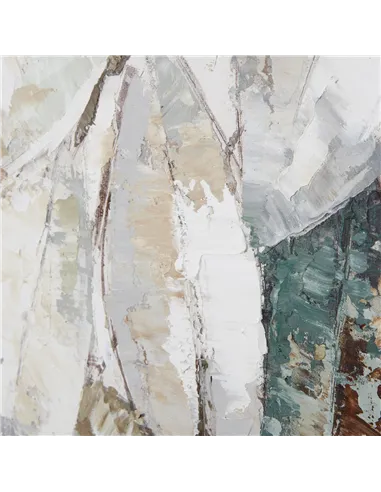 Hill Interiors Dolce Mottle Leaf Framed Painting On Canvas 23794