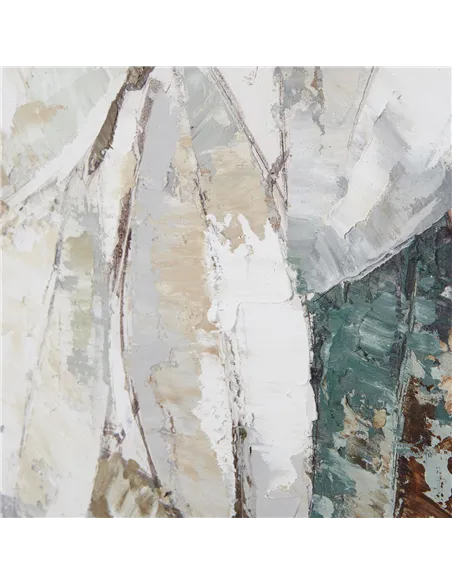 Hill Interiors Dolce Mottle Leaf Framed Painting On Canvas 23794