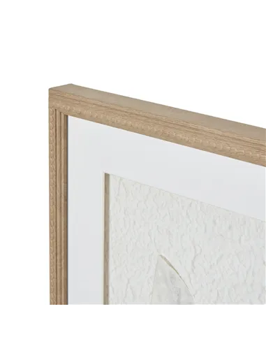 Hill Interiors Solli White Feathers Art Mounted In Beaded Frame 23801