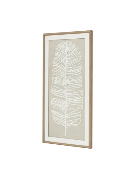 Hill Interiors Large Plume White Feather Art Mounted In Beaded Frame 23804