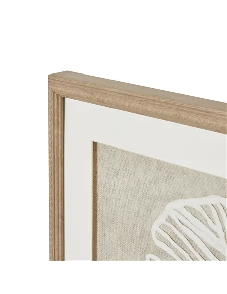 Hill Interiors Large Plume White Feather Art Mounted In Beaded Frame 23804