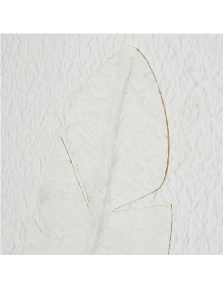 Hill Interiors Large Quill White Feather Art Mounted In Beaded Frame 23805