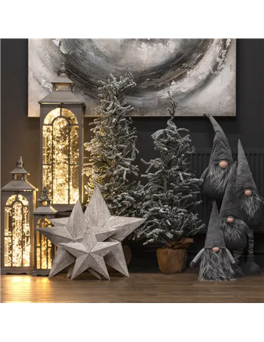 Hill Interiors Set Of Three Wooden Lanterns With Archway Design 17461