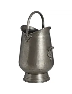 Hill Interiors Antique Pewter Coal Bucket 17535