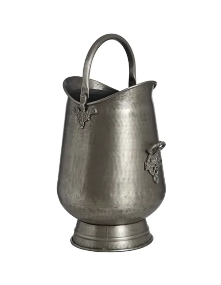 Hill Interiors Antique Pewter Coal Bucket 17535