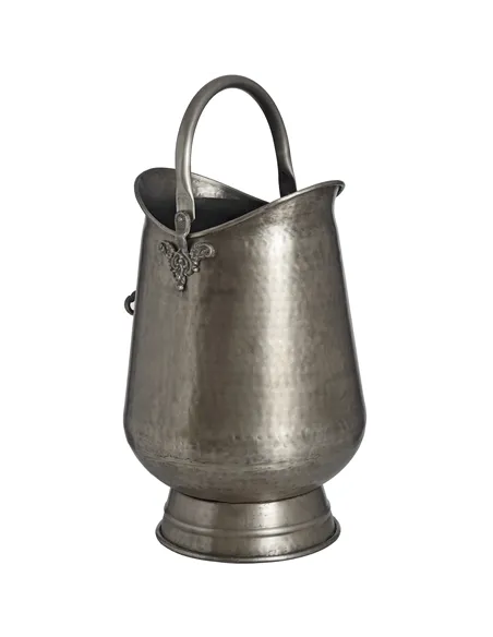 Hill Interiors Antique Pewter Coal Bucket 17535