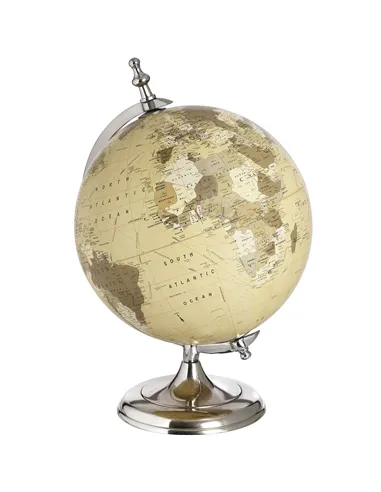 Hill Interiors Chrome Desktop Globe 17548