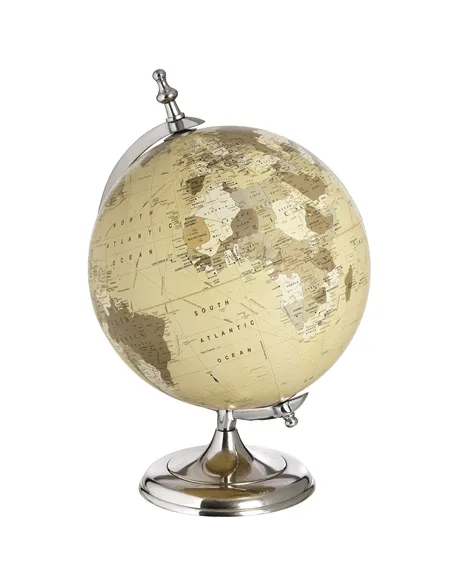 Hill Interiors Chrome Desktop Globe 17548