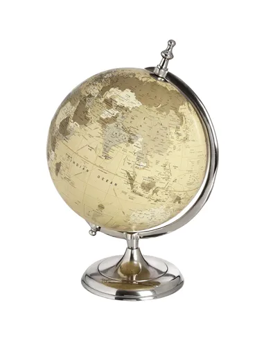 Hill Interiors Chrome Desktop Globe 17548