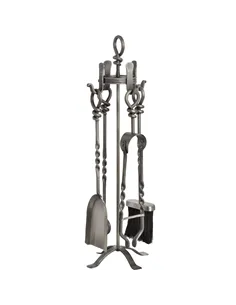 Hill Interiors Hand Turned Loop Top Companion Set 18169 2
