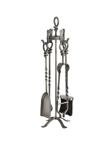 Hill Interiors Hand Turned Loop Top Companion Set 18169