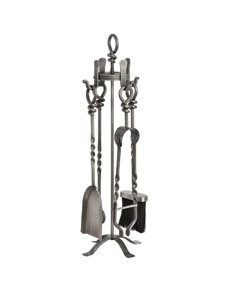 Hill Interiors Hand Turned Loop Top Companion Set 18169