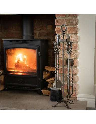 Hill Interiors Hand Turned Loop Top Companion Set 18169