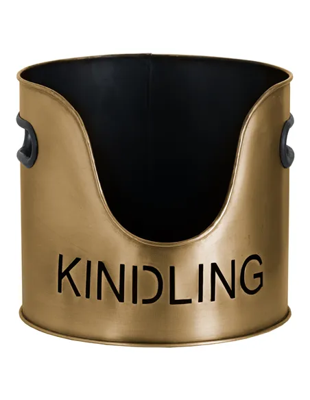 Hill Interiors Bronze Finish Logs And Kindling Buckets & Matchstick Holder 20050