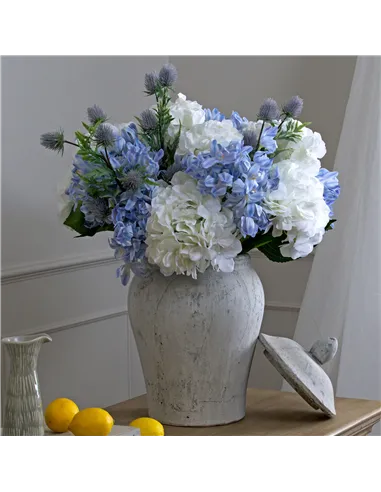 Hill Interiors Bloomville Stone Ginger Jar 20731