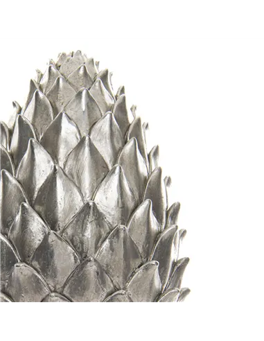 Hill Interiors Tall Silver Pinecone Finial 21728