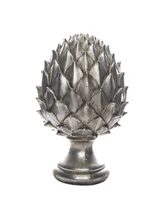 Hill Interiors Large Silver Pinecone Finial 21733