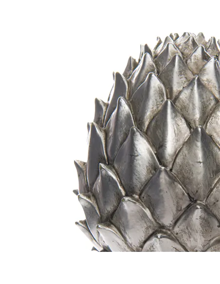 Hill Interiors Large Silver Pinecone Finial 21733