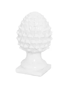 Hill Interiors Garda White Decorative Acorn 21758