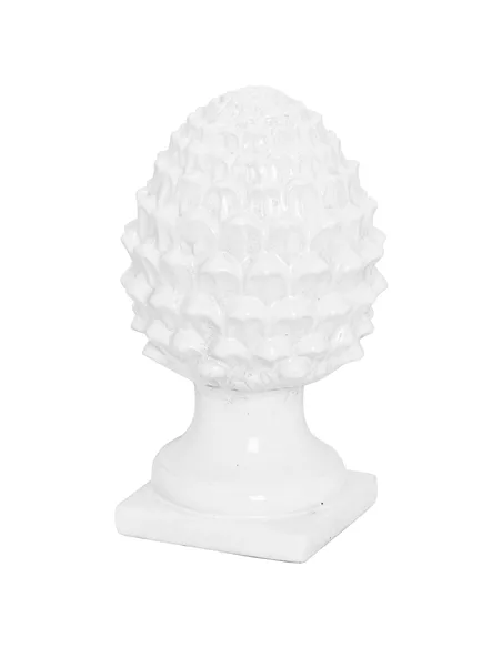 Hill Interiors Garda White Decorative Acorn 21758