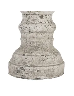 Hill Interiors Large Stone Ceramic Column Candle Holder 22258 2