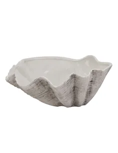 Hill Interiors Large Ceramic Adele Shell Bowl 22702