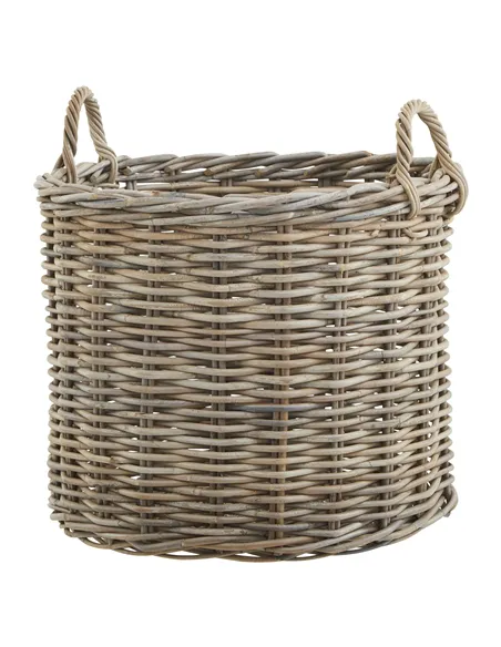 Hill Interiors Set of 3 Kubu Rattan Round Storage Baskets 22928