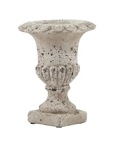 Hill Interiors Large Fluted Stone Ceramic Urn 22985