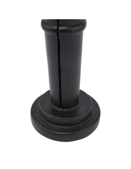 Hill Interiors Minimalist Black Wooden Large Nutcracker Decoration 23516