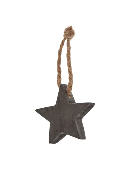 Hill Interiors Pack Of 90 Wooden Star Hanging Decorations 23527