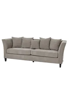 Hill Interiors Vesper Taupe Cushion Back Three Seater Sofa 23742