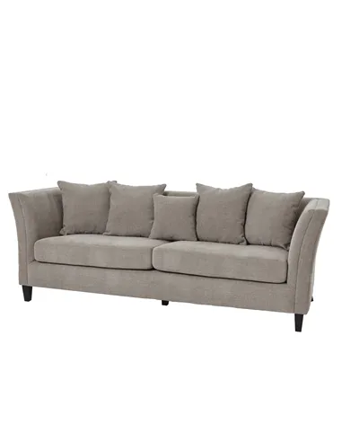 Hill Interiors Vesper Taupe Cushion Back Three Seater Sofa 23742