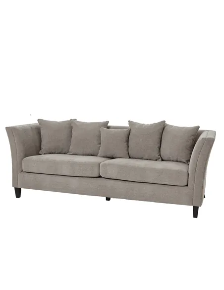 Hill Interiors Vesper Taupe Cushion Back Three Seater Sofa 23742