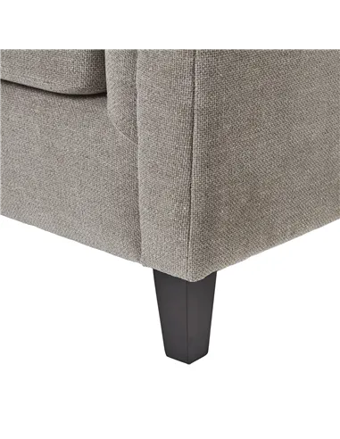 Hill Interiors Vesper Taupe Cushion Back Three Seater Sofa 23742