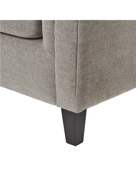 Hill Interiors Vesper Taupe Cushion Back Three Seater Sofa 23742