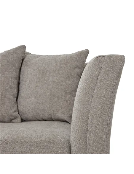 Hill Interiors Vesper Taupe Cushion Back Three Seater Sofa 23742