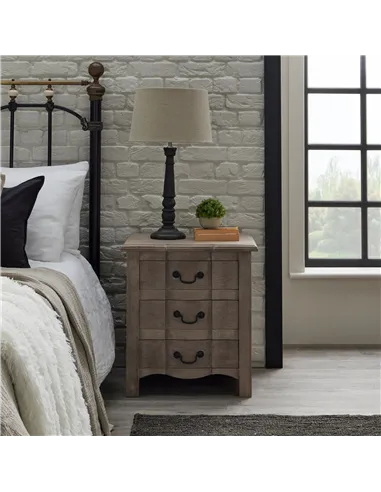 Hill Interiors Copgrove Collection 3 Drawer Bedside Table 22693