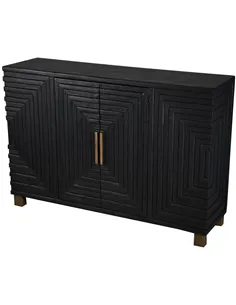 Hill Interiors Lennox Black 2 Door Sideboard 23956