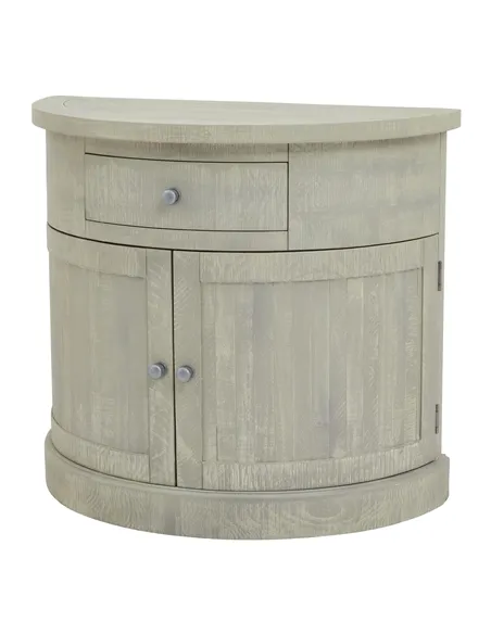 Hill Interiors Saltaire Collection Half Moon 2 Door Cupboard With Drawer 23102