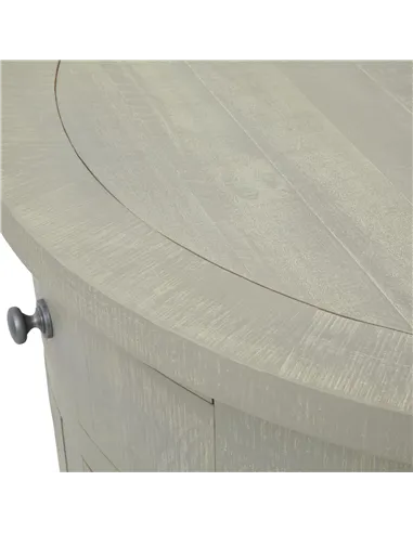 Hill Interiors Saltaire Collection Half Moon 2 Door Cupboard With Drawer 23102