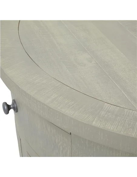 Hill Interiors Saltaire Collection Half Moon 2 Door Cupboard With Drawer 23102