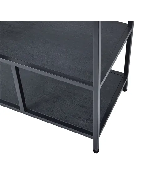 Hill Interiors Large Black Multi Shelf Unit 22714
