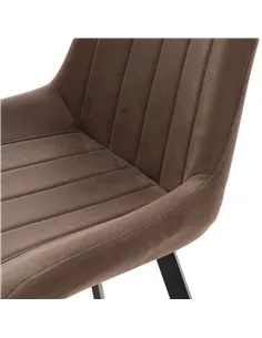 Hill Interiors Malmo Coffee Dining Chair 20046 2