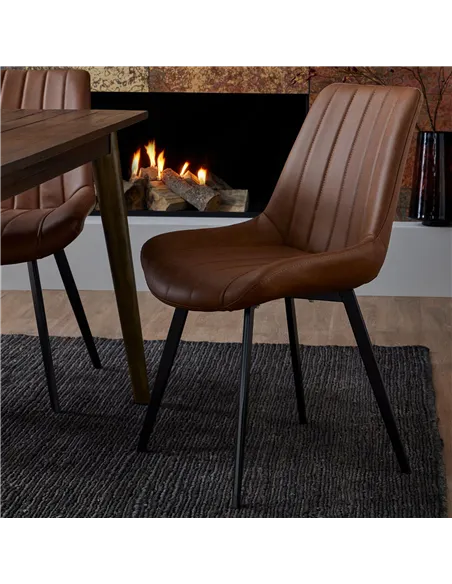 Hill Interiors Malmo Tan Dining Chair 20047