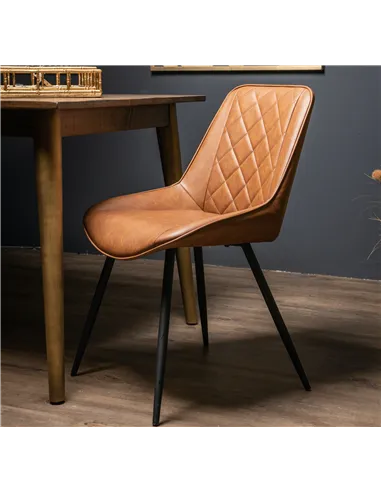 Hill Interiors Oslo Tan Dining Chair 21244