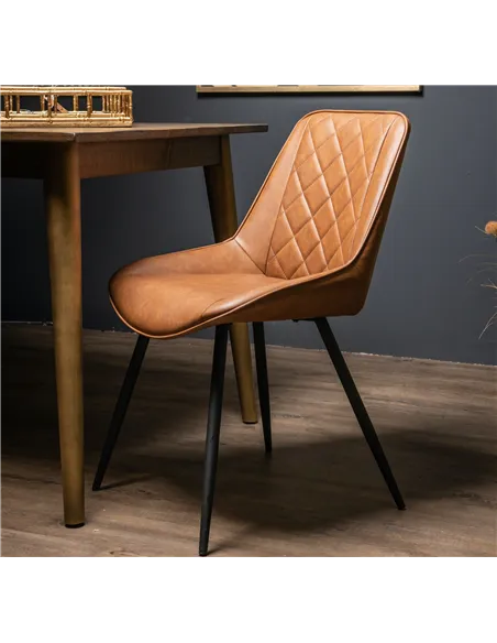 Hill Interiors Oslo Tan Dining Chair 21244