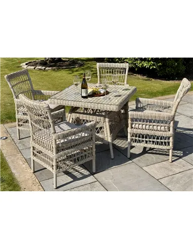 Hill Interiors Provence Collection Outdoor 4 Seater Dining Set 23908